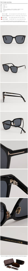 Tom Ford TF1132K 01A Sunglasses Asian Fit Big Size worn by Lee Dong Wook 112426835 [P]
