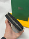 GOYARD Matignon GM Reißverschlussbörse Schwarz und Braun 150466991 [P]