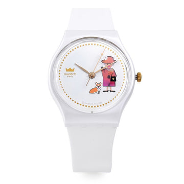 SWATCH GZ711 JUBILEE HOW MAJESTIC ユニセックス ウレタンウオッチ 145693495