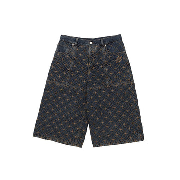 LOUIS VUITTON Embroidered Denim Hose Größe 32 150277524
