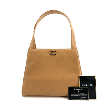 CHANEL Quilted Gold-tone Shoulder Bag 150479122