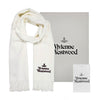 VIVIENNE WESTWOOD ウールマフラー 81030007 ホワイト 150479218 [P]