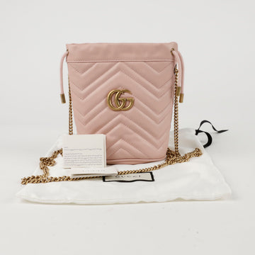 Gucci GG Marmont Mini Bucket Shoulder Crossbody Bag 575163 150232364