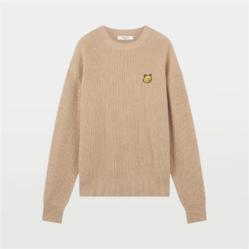 Maison Kitsune Fox Head Patch Unisex Knit LM00818KT1093 BEM 62182714