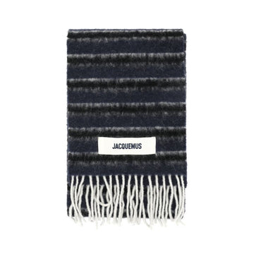 Jacquemus ReSharp Layered Stripe Alpaca Fringe Scarf ACU00774AK00289 3ER 150481180