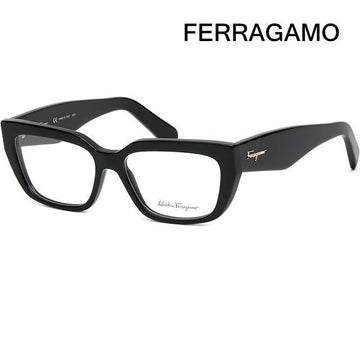 Salvatore Ferragamo Eyeglass Frame SF2905 001 Luxury Oval Thick Black 75794621