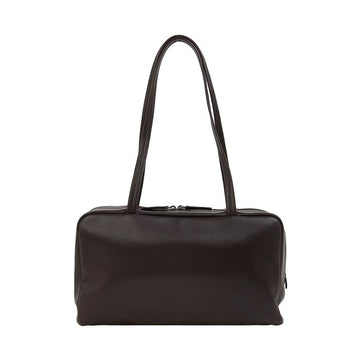 THE ROW W1725L117 DBAS FW25 女性アストラレザー ボウリングバッグ 150481716