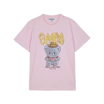 GANNI Damen Cowboy Bär T-Shirt 150481770