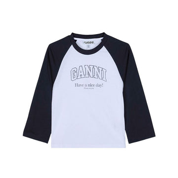 GANNI ロゴプリントTシャツ SS26 レディース 151 A1050058 150481778