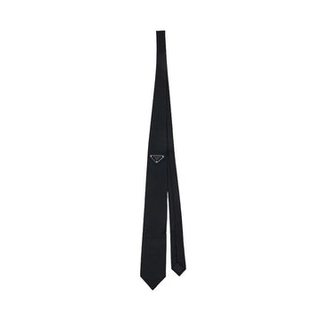 PRADA UCR77 1WQ8 F0002 SS26 Herren Gabardine Rinalylon Krawatte 150481828 [P]