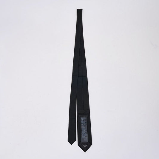 Prada UCR77 1WQ8 F0002 SS26 Men's Gabardine Re-Nylon Tie 150481828 [P]