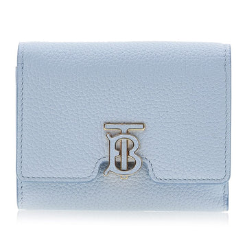 BURBERRY [Kratzern] Damen TB Logo Leder Geldbörse 8058817 LS TB COMPACT WALLET A1397 150481863