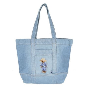 POLO RALPH LAUREN Bär Pony Denim Medium Tote Bag 428960637001 144698569
