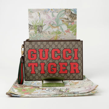 GUCCI 688378 GG タイガーストラップクラッチ 150258134