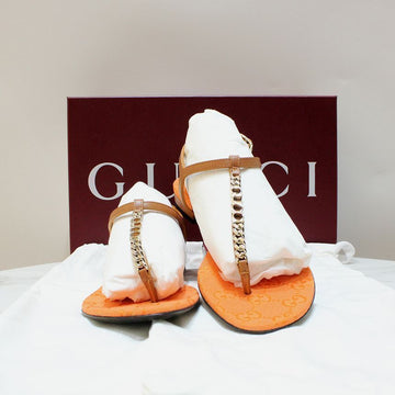 GUCCI シニョリア フリップフロップ サンダル 37+ (245mm) 788508 140998376