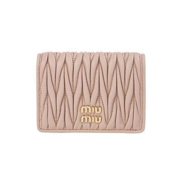 MIU MIU 5MV021 AFPP F0236 SS26 女性 スモール マテラッセ 二つ折り財布 150514701