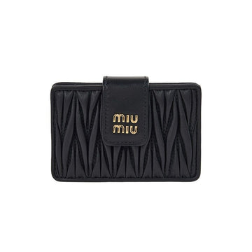 MIU MIU 5MC280 AFPP F0002 SS26 レディース マテラッセ ナッパ カードケース 150514718