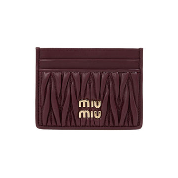 Miu Miu Matelassé Nappa Cardholder F0007 SS26 Women 5MC076 150514740