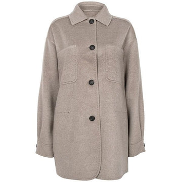 MAXMARA 25FW Sand Cashmere Panno Overshirt Jacket 2521046112 PANNO 001 150532942