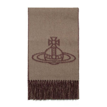 Vivienne Westwood 25FW Camel ORB Reversible Wool Scarf 81030006 W00ZH C406 150535603