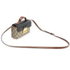 Gucci 652683 GG Supreme Canvas Black Leather Padlock Mini Top Handle 2WAY 150535852 [P]
