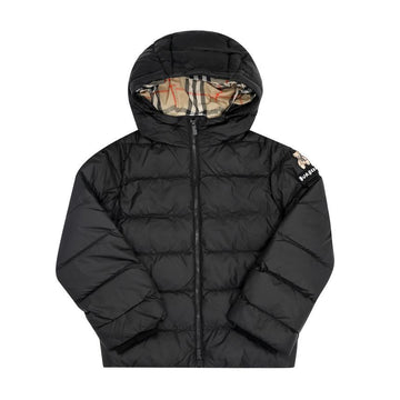 BURBERRY Thomas Bear Logo Patch Kapuzenpullover Kinderjacke 150538012