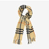 Burberry Wide Check Cashmere Fringe Scarf 150538027 [P]