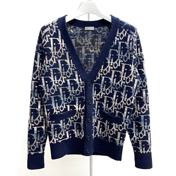 Dior Oblique Jacquard Cardigan Blue 150540999