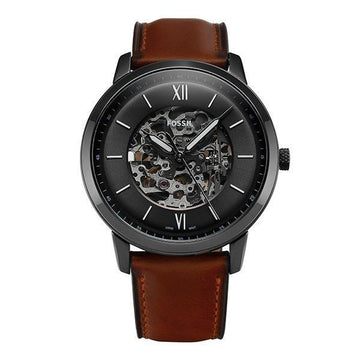 Fossil Neutra Skeleton Men's Leather Watch 147196700 [P]