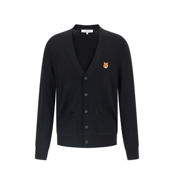 Maison Kitsune Fox Head Wool Knit Cardigan PM00501KT1181 P199 150545626