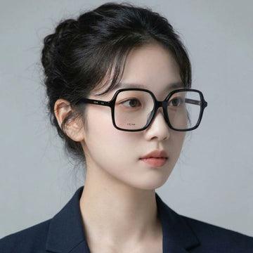 Celine Eyewear Frame CL50126I 001 Black Square Thin Horn Frame Big Size Luxury Unisex 150545728