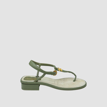 CHANEL CC Logo Gurt Sandalen 36.5 150546173