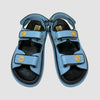 CHANEL Lettering Patch Velcro Strap Sandalen 35.5 150546210 [P]
