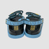 CHANEL Lettering Patch Velcro Strap Sandalen 35.5 150546210 [P]
