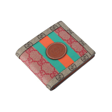 GUCCI 471652 GG Supreme Interlocking Mehrfarbig Herren Geldbörse 36453 150579386