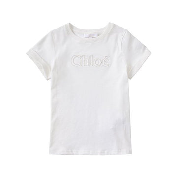 Chloe C20110 117 Logo Kids T-Shirt 144593958 [P]