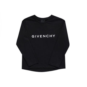 Givenchy H15330 09B Akitaife Logo Kids Long Sleeve T-Shirt 145240047