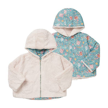 LOUISE MISHA GRC-W23-R0129 (Felvet) Wende-Kinderjacke mit floralen Motiven 146392354