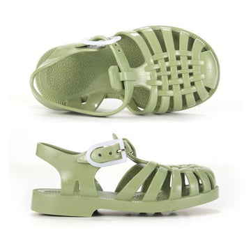 MEDUSE SUN 201 OLIVE Kinder Jelly Sandalen 146942424 [P]