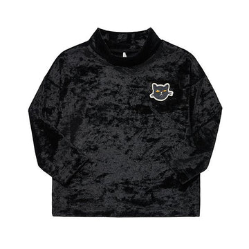 MINI RODINI Cat Veloursweater für Kinder 2272016699 146942480