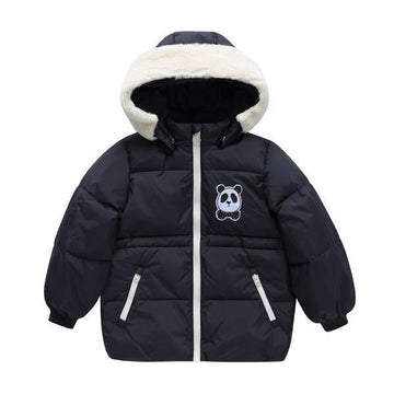 Mini Rodini Panda Hooded Puffer Jacket 2271015199 146830074