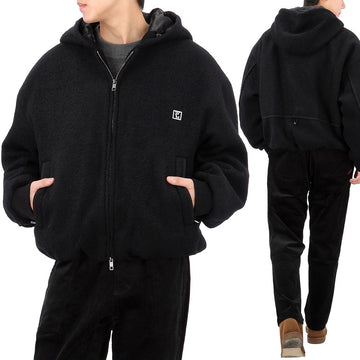 Wooyoungmi 25FW Wool Blend Hooded Zip Jacket W253TS45759B 150630180