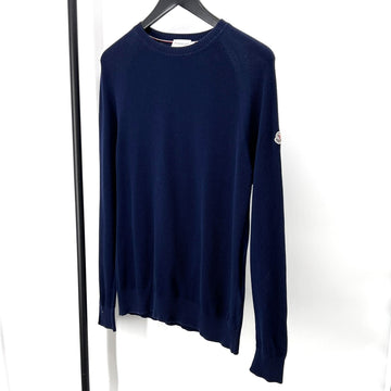 Moncler Long Sleeve Knit Navy 150633839