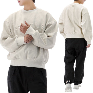 FEAR OF GOD Essentielles Logo Embossed Sweatshirt 192HO256552F HEATHEROAT 150633879