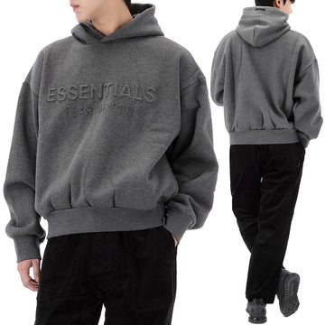 FEAR OF GOD 25FW エッセンシャル ロゴ エンボスド フーディ 192HO256211F チャコールヘザー 150634009