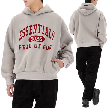 FEAR OF GOD エッセンシャル ロゴ フーディ 192HO256862F SMOKEGREY 150634135