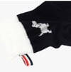 Thom Browne Pointelle Stitch Hector Three-Line Tab Crew Socks 150634152 [P]