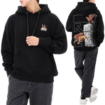 OFF WHITE 25FW ビルディングアロー スケート フーディ OMBB085F25FLE002 1001 150634270