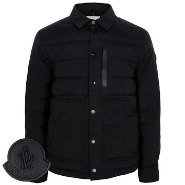 Moncler Black Basis Padded Shirt Jacket BASSIES 1G00010 595FK 999 141039538