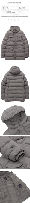 HERNO 25FW LESKIMO フードパディングジャケット グレー PI004ULE 12456Z 9406 149318454 [P]